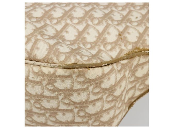 Borsa Christian Dior Trotter Canvas Chain Romantic in PVC Rosa Argento Auth 181736 - vista 9