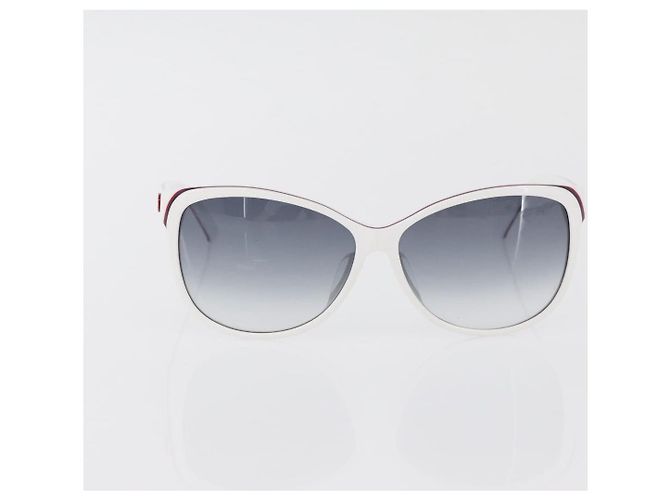 GUCCI Occhiali da sole in plastica e metallo 2 Set Silver White Auth BA13055 Argento Bianco - vista 2