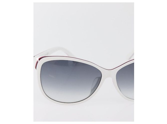 GUCCI Occhiali da sole in plastica e metallo 2 Set Silver White Auth BA13055 Argento Bianco - vista 4