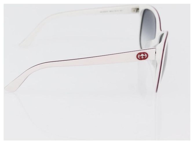 GUCCI Occhiali da sole in plastica e metallo 2 Set Silver White Auth BA13055 Argento Bianco - vista 6