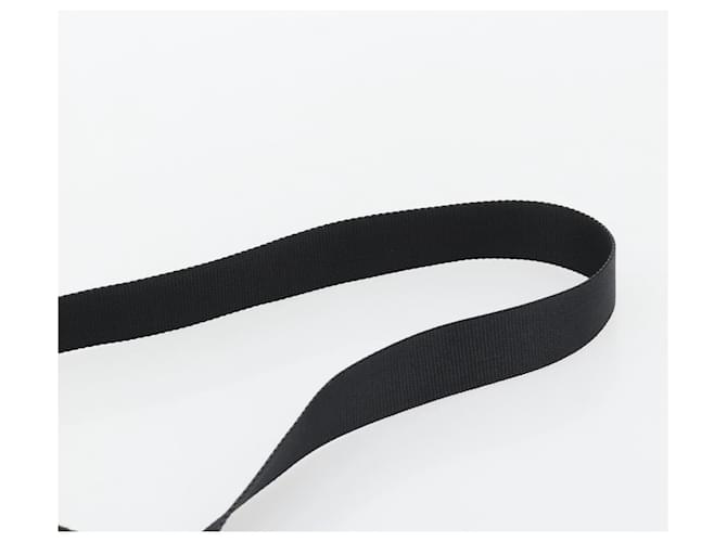 Borsa a tracolla PRADA Nylon Nero Argento Auth 181330 - vista 14