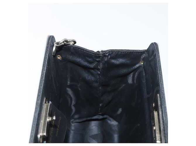 Borsa a catena Gancini Salvatore Ferragamo in acciaio inossidabile Argento Auth BA13202V - vista 18