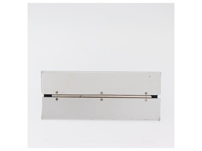 Borsa a catena Gancini Salvatore Ferragamo in acciaio inossidabile Argento Auth BA13202V - vista 5