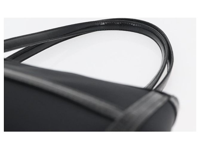 SAINT LAURENT Tote Bag Lackleder Schwarz Silber Auth bs35398 - Ansicht 14