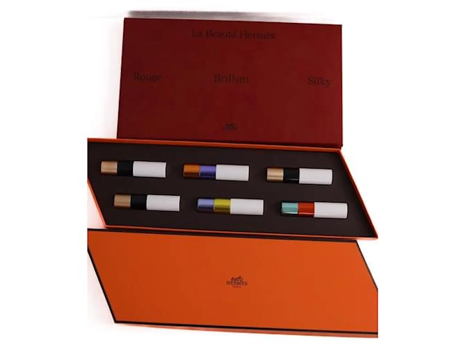 Hermès Set di rossetto con libro Arancione - vista 3