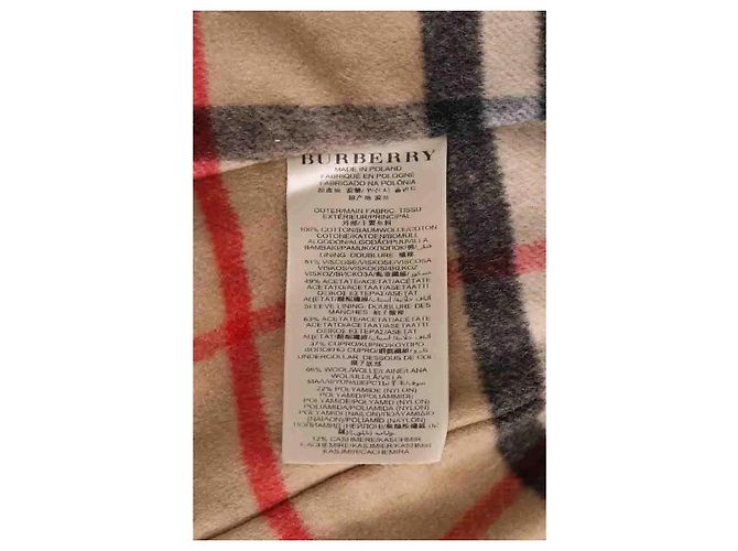 Burberry Gabardina beige - vista 6