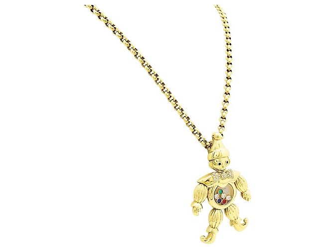Collana Chopard, "Happy Clown", oro, pietre colorate. Modello grande. - vista 3