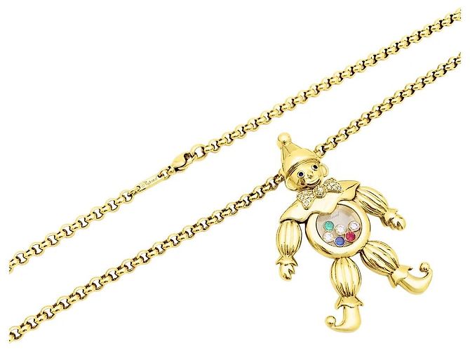Collana Chopard, "Happy Clown", oro, pietre colorate. Modello grande. - vista 4