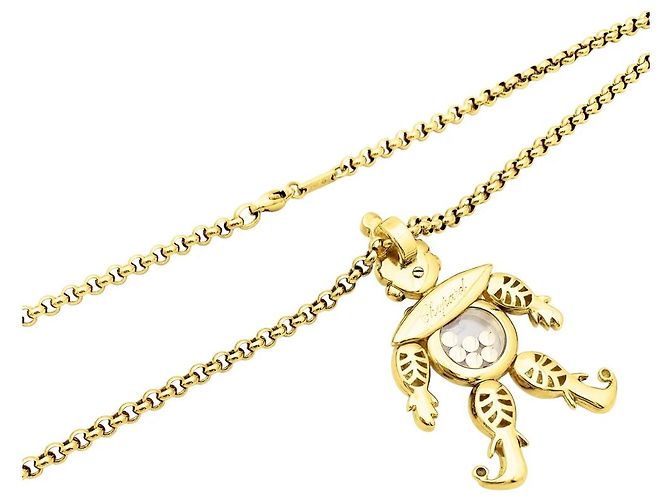Collana Chopard, "Happy Clown", oro, pietre colorate. Modello grande. - vista 5