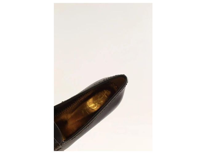 Yves Saint Laurent Tacchi marroni Marrone - vista 4