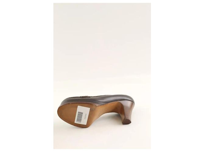 Yves Saint Laurent Tacchi marroni Marrone - vista 6
