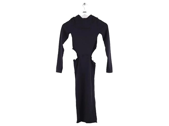 Amina Muaddi Schwarzes Kleid - Ansicht 3