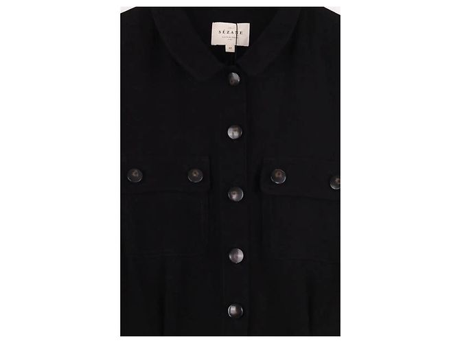 Mono de algodón negro SéZane - vista 2