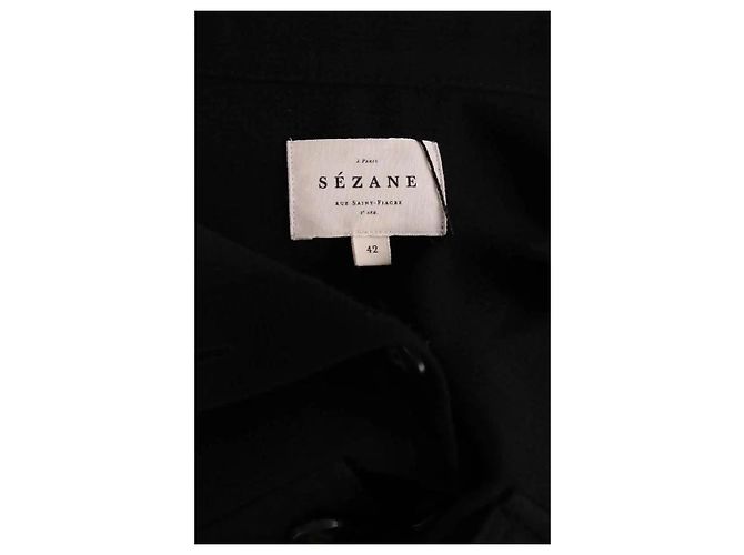 Mono de algodón negro SéZane - vista 5