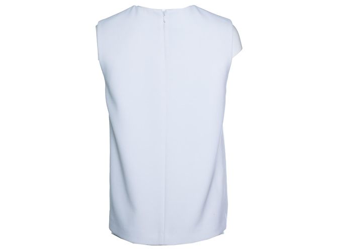 Alexander Wang, top branco sem mangas com ilhoses - vista 3