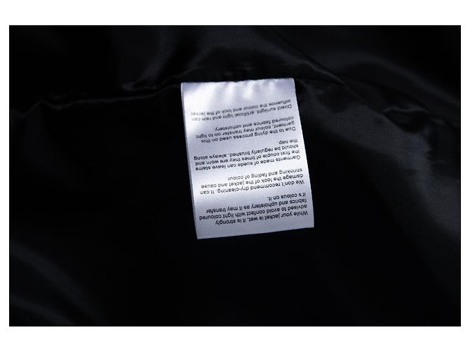 Aime AIM, chaqueta biker de cuero negro - vista 5