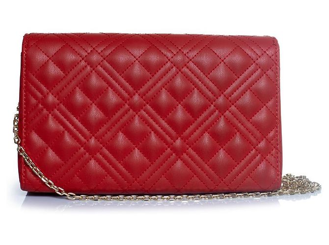 Love Moschino, borsa a tracolla trapuntata rossa Rosso - vista 2