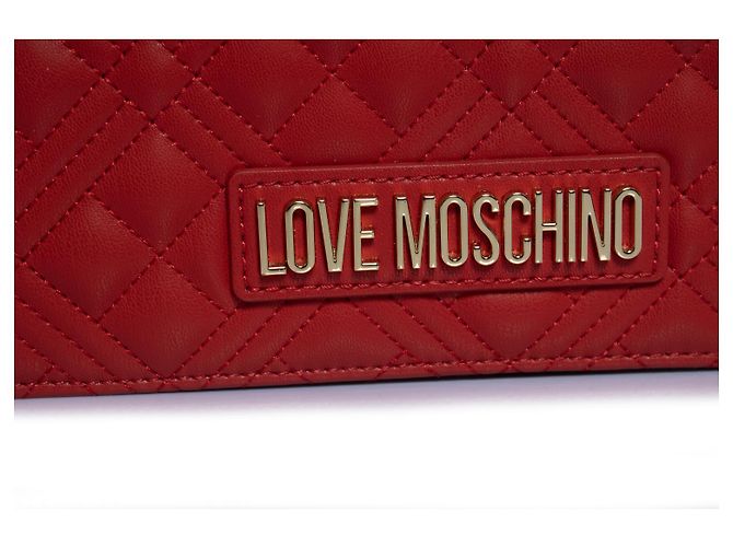 Love Moschino, borsa a tracolla trapuntata rossa Rosso - vista 6