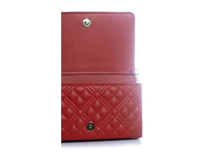Love Moschino, borsa a tracolla trapuntata rossa Rosso - vista 8