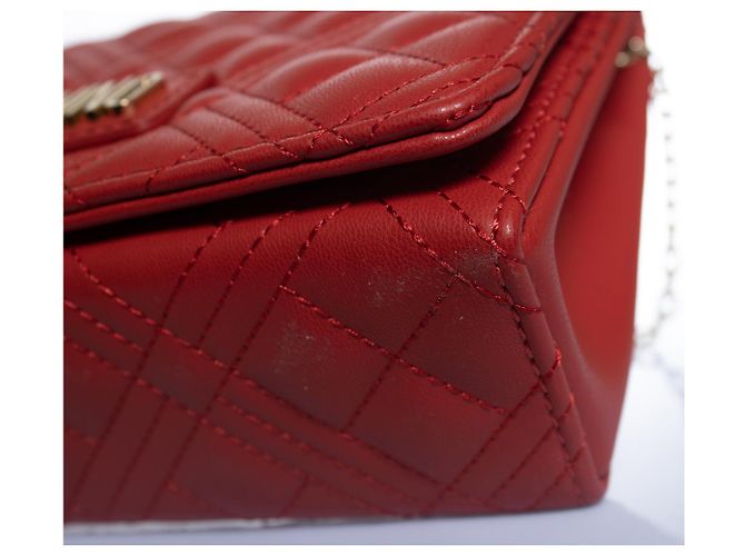 Love Moschino, borsa a tracolla trapuntata rossa Rosso - vista 9