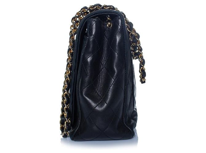 Chanel, gesteppte Lederhandtasche Vintage 31 Rue Cambon Schwarz - Ansicht 2