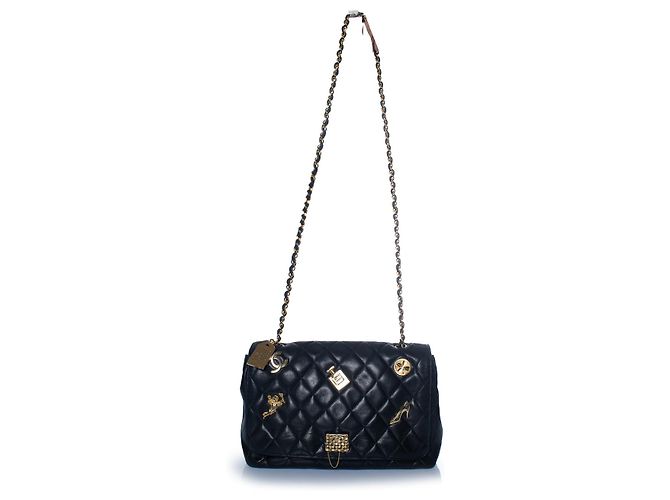 Chanel, gesteppte Lederhandtasche Vintage 31 Rue Cambon Schwarz - Ansicht 5