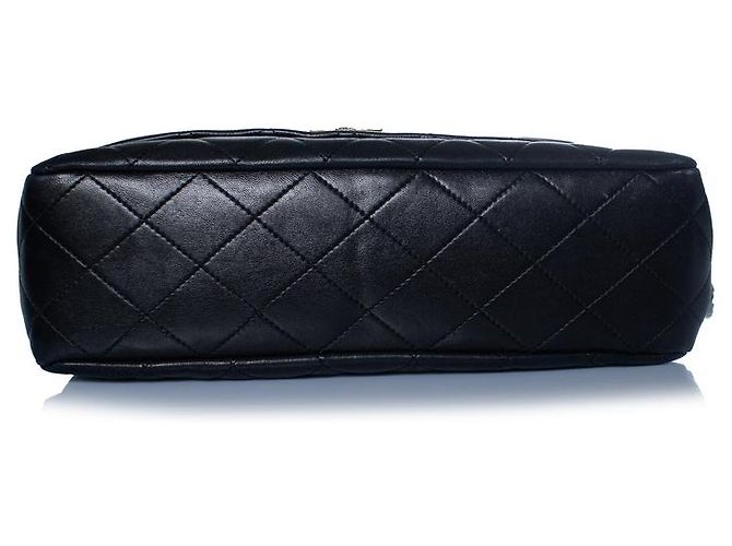 Chanel, gesteppte Lederhandtasche Vintage 31 Rue Cambon Schwarz - Ansicht 6