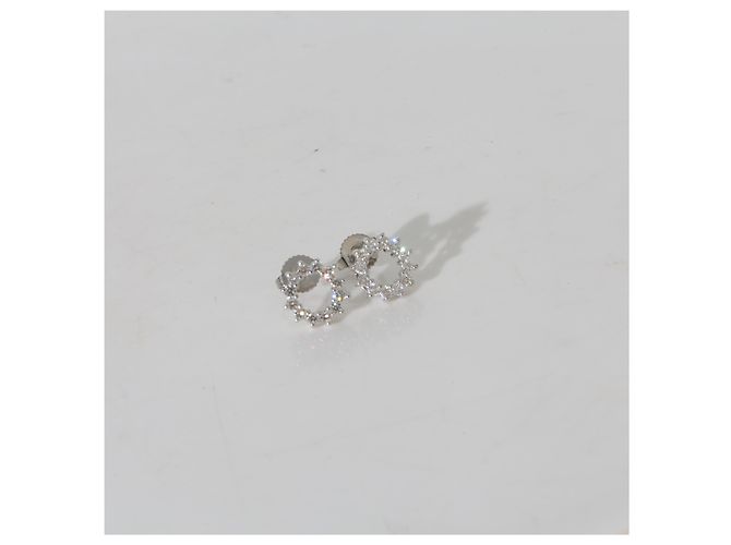 Orecchini Tiffany & Co. in platino e diamanti Open Circle - vista 5