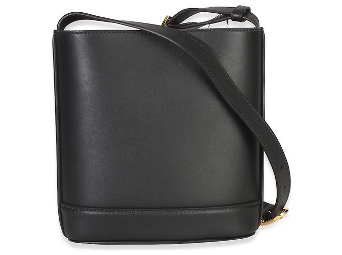 Bolsa Bucket Gucci Hasler Horsebit 73 Small em couro liso preto - vista 2