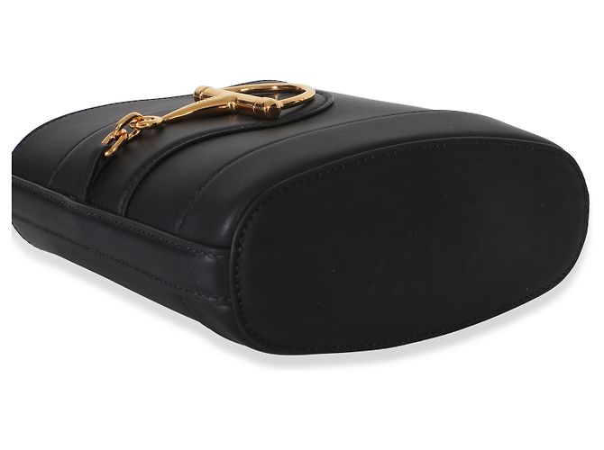 Bolsa Bucket Gucci Hasler Horsebit 73 Small em couro liso preto - vista 7