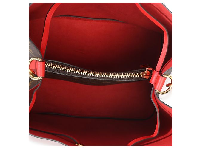 Néonoé Louis Vuitton Coquelicot Monogram Canvas Neonoe MM Marrone - vista 5