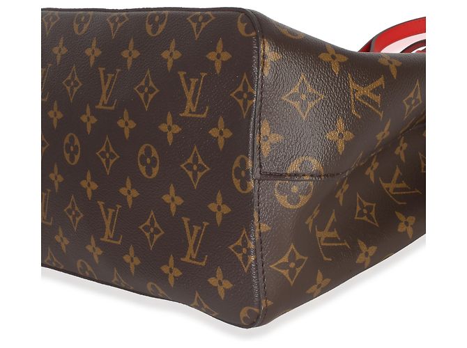 Néonoé Louis Vuitton Coquelicot Monogram Canvas Neonoe MM Marrone - vista 6