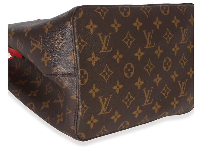 Néonoé Louis Vuitton Coquelicot Monogram Canvas Neonoe MM Marrone - vista 7