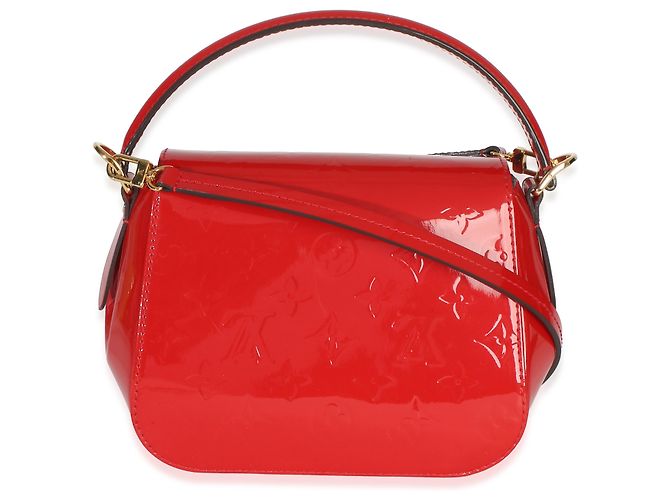 Borsa a Spalla Louis Vuitton Red Monogram Vernis Pasadena Rosso - vista 2