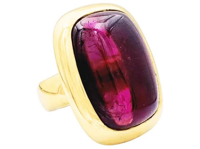 Anello Pomellato, "Cardinale", oro giallo, tormalina. - vista 2