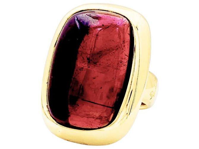 Anello Pomellato, "Cardinale", oro giallo, tormalina. - vista 3