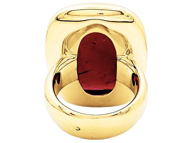 Anello Pomellato, "Cardinale", oro giallo, tormalina. - vista 4