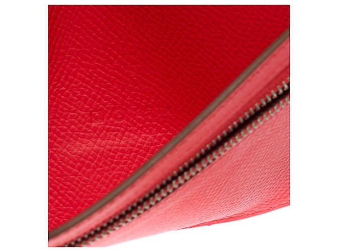 Béarn Hermès Accessorio HERMES Bearn in Pelle Bianca - 103545 Bianco - vista 7