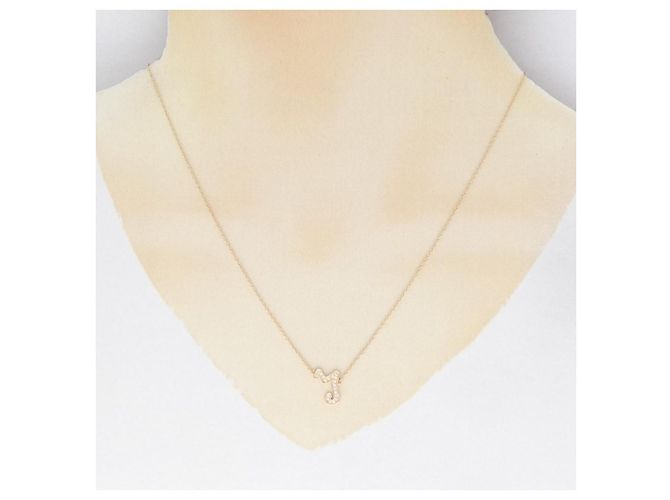 Autre Marque Collana di diamanti in oro rosa Au750 e oro giallo Au750 - vista 6