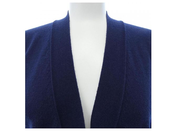Hermès Cárdigan de cachemira Hermes Azul Azul marino - vista 5