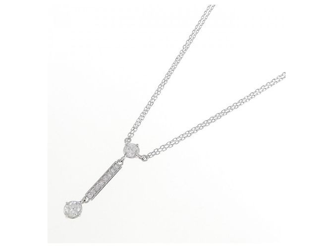 Autre Marque Collana in platino 850 e diamante Argento - vista 2