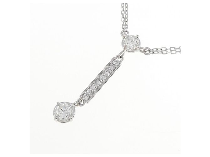 Autre Marque Collana in platino 850 e diamante Argento - vista 3