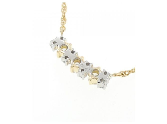 Autre Marque Collana con Diamanti Au750 D'oro - vista 4