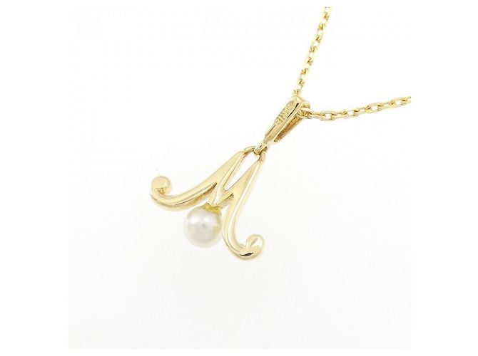 Collana Mikimoto in oro Au750 con perle Akoya D'oro - vista 4