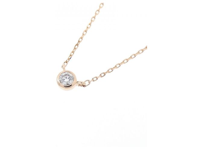 Autre Marque Collana in oro rosa Au750 e diamanti - vista 3