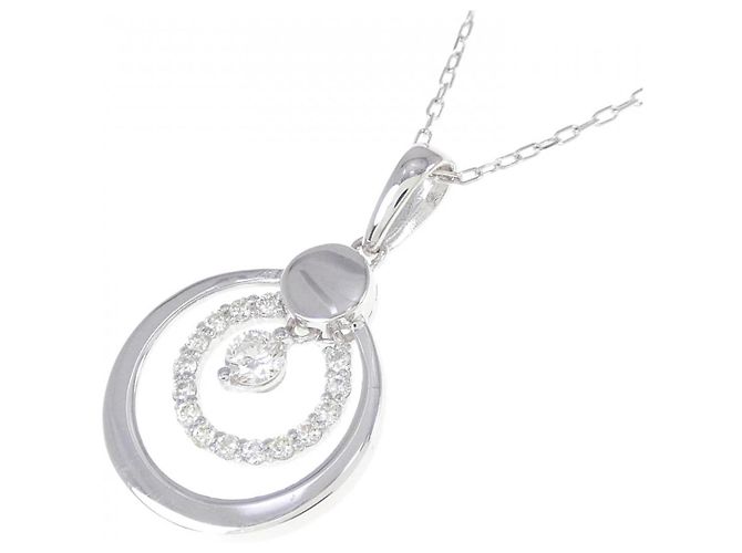 Autre Marque Collana con Diamanti Au750 Argento - vista 3