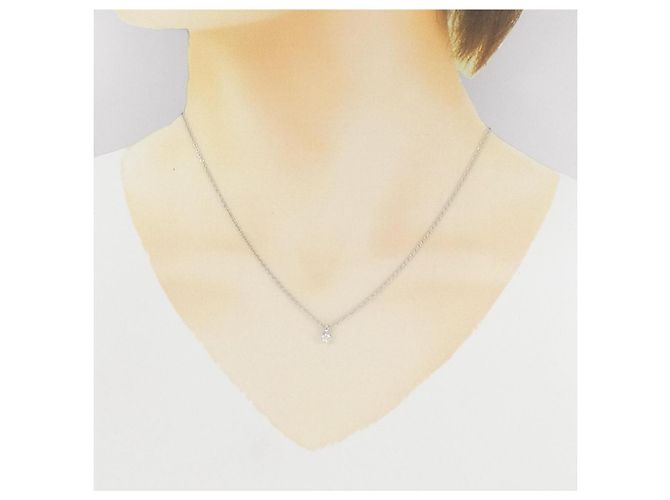 Autre Marque Collana in platino e diamanti Argento - vista 6