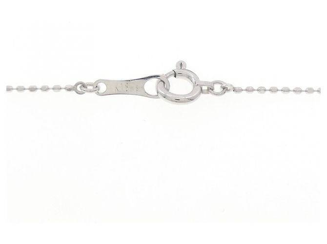 Autre Marque Colar de ouro branco e diamantes Au750 Prata - vista 5