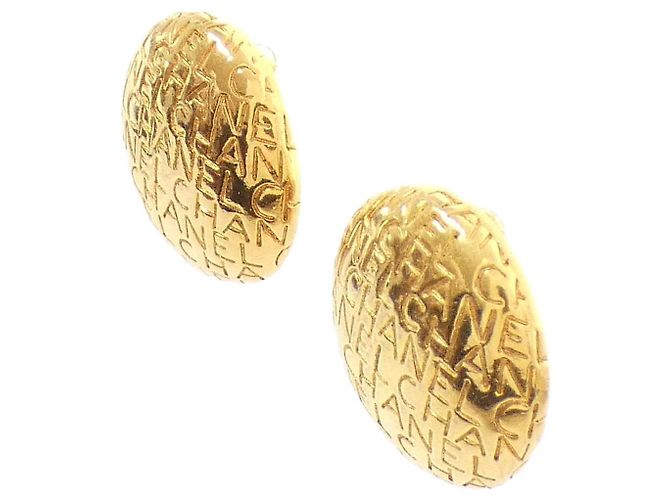 Timeless Chanel Vintage Ohrringe Golden - Ansicht 2