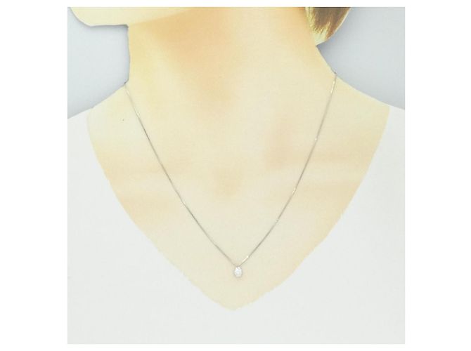 Autre Marque Collana in Au750 con Diamanti Argento - vista 6